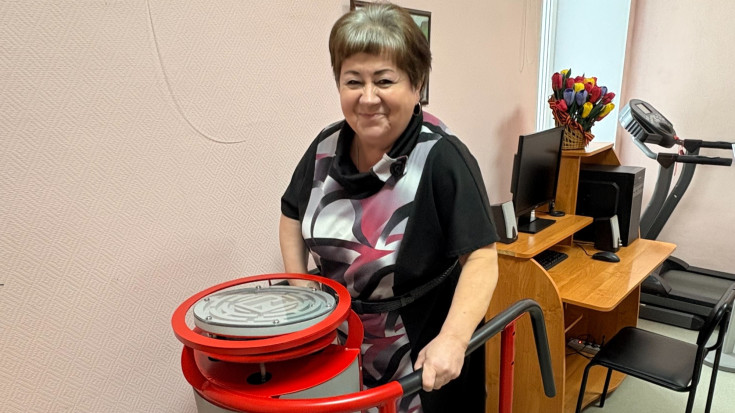 Получатель услуг Галина Васильевна занимается на стабилоплатформе